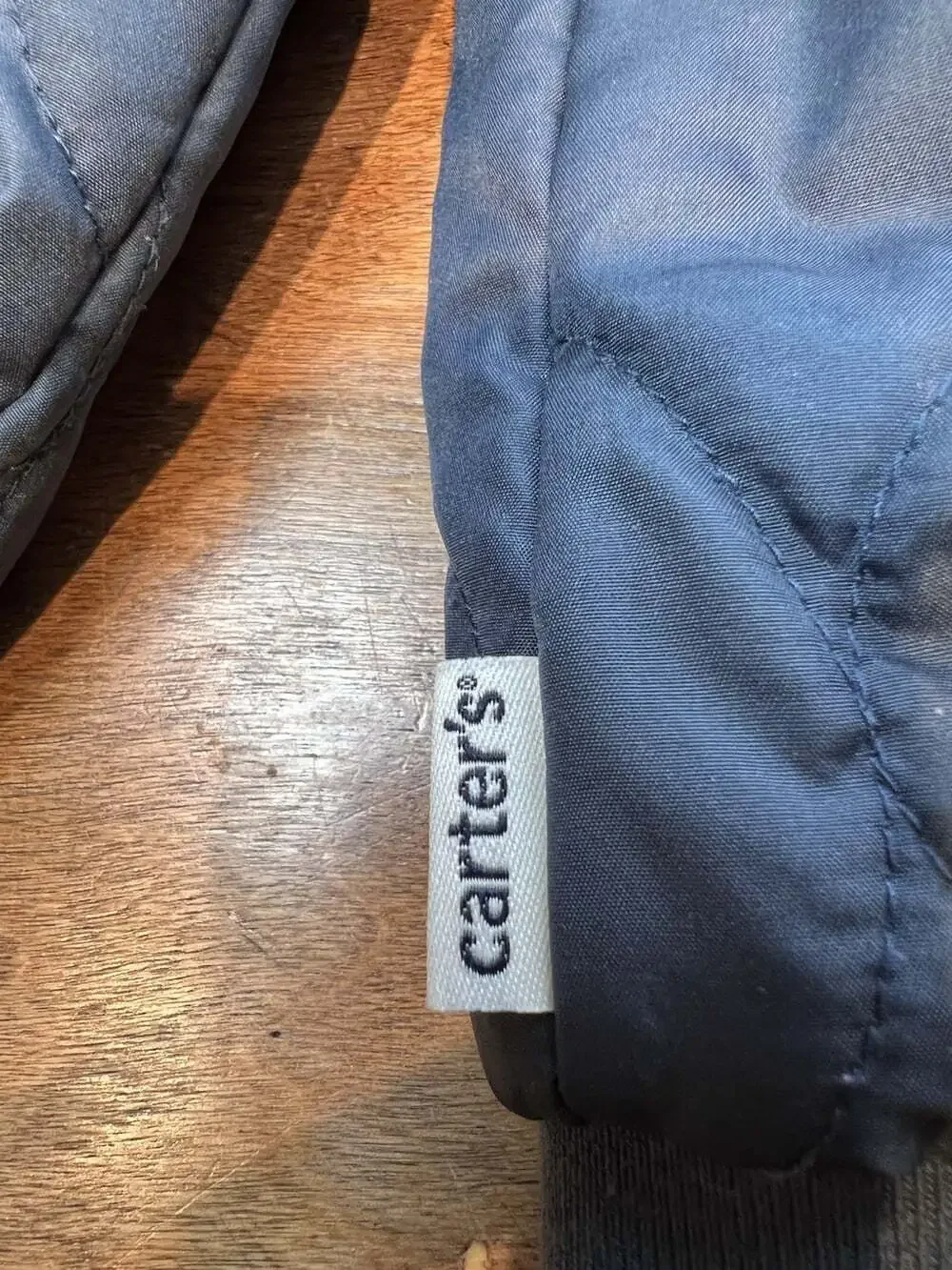 Carter's Toddler Boy 5T Long Sleeve Midweight Quilted Bomber Jacket Navy